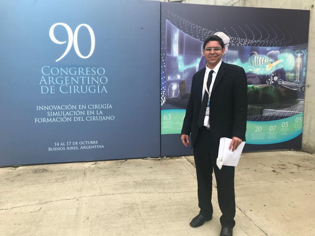 Dr. Lisandro Zenón en el 90° Congreso Argentino de Cirugía